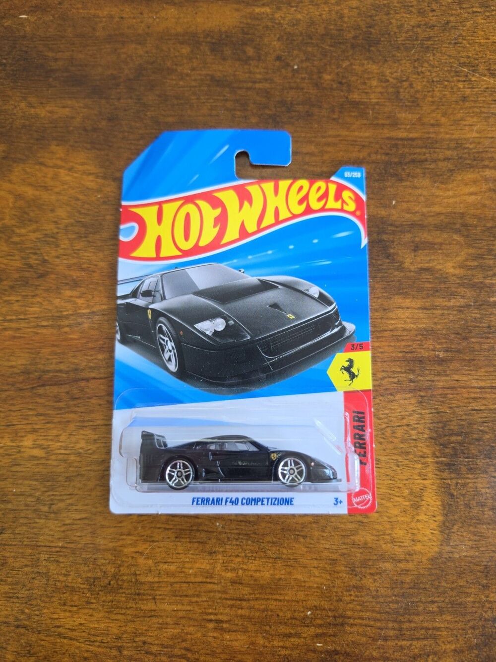 Hot Wheels Ferrari F40 Competizione Black 2026 HW Exotics 3/5 Diecast New